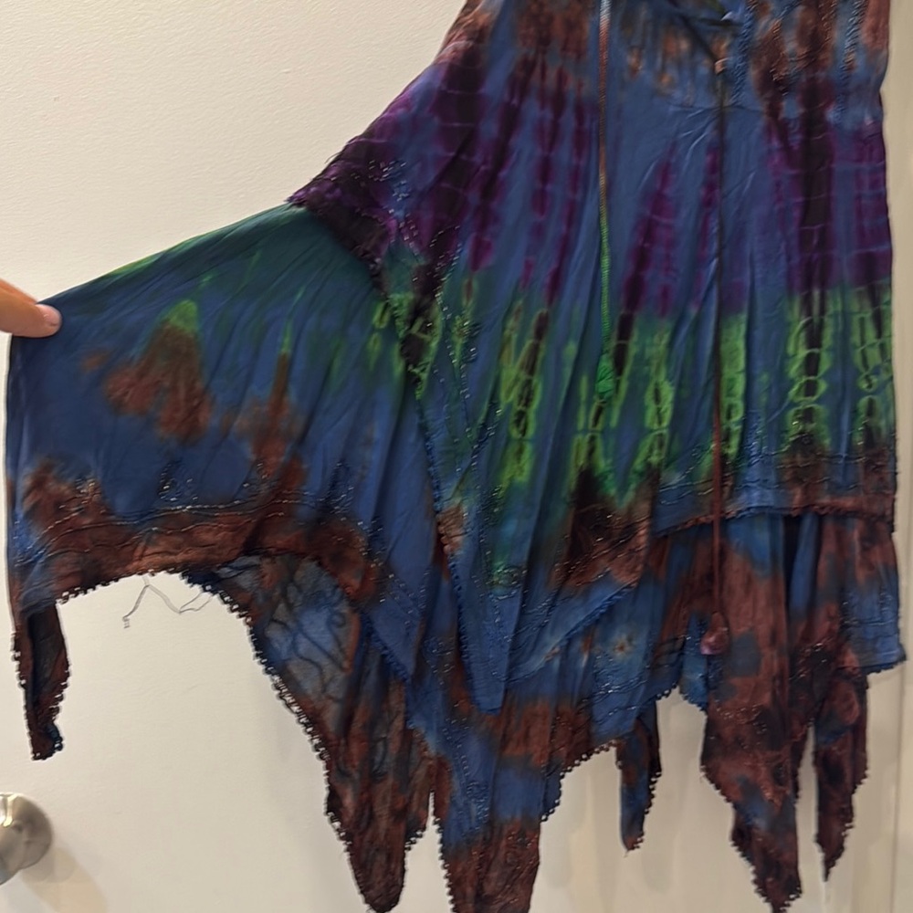 Bohemian Multicolor Sleeveless Dress - Picture 2 of 6